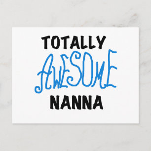 Volledig Geweldige Nanna Blue T-shirts en GIfts Briefkaart