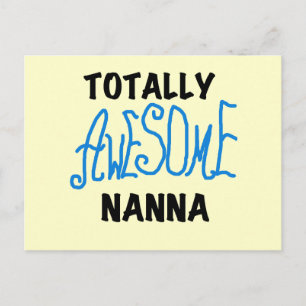 Volledig Geweldige Nanna Blue T-shirts en GIfts Briefkaart
