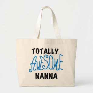 Volledig Geweldige Nanna Blue T-shirts en GIfts Grote Tote Bag