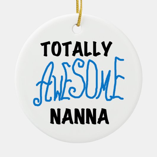 Volledig Geweldige Nanna Blue T-shirts en GIfts Keramisch Ornament (Voorkant)