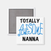 Volledig Geweldige Nanna Blue T-shirts en GIfts Magneet (Voorkant / Achterkant)