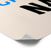 Volledig Geweldige Nanna Blue T-shirts en GIfts Poster (Hoek)