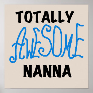 Volledig Geweldige Nanna Blue T-shirts en GIfts Poster