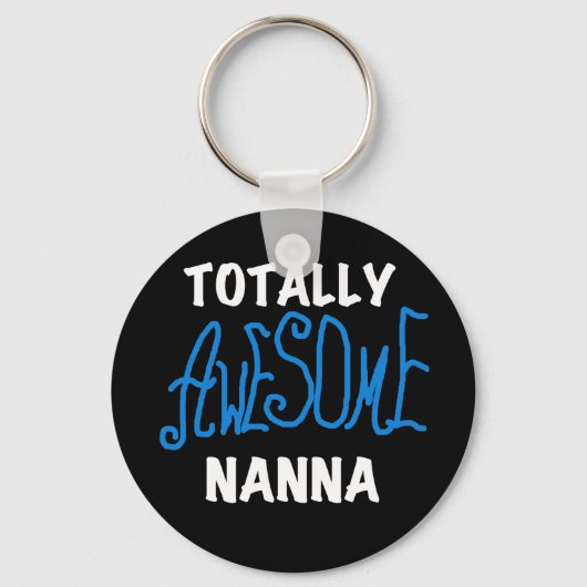 Volledig Geweldige Nanna Blue T-shirts en GIfts Sleutelhanger (Voorkant)