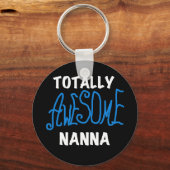 Volledig Geweldige Nanna Blue T-shirts en GIfts Sleutelhanger (Voorkant)