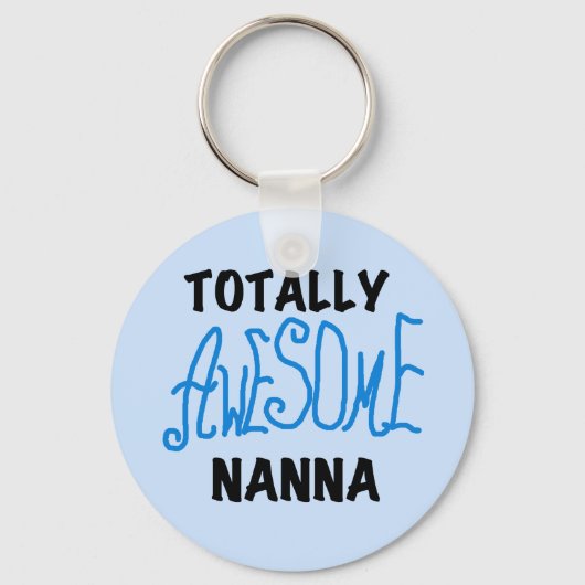 Volledig Geweldige Nanna Blue T-shirts en GIfts Sleutelhanger (Voorkant)