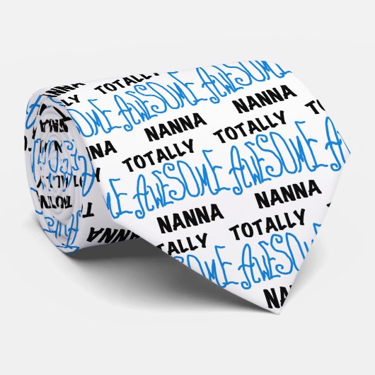 Volledig Geweldige Nanna Blue T-shirts en GIfts Stropdas (Opgerold)