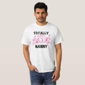 Volledig Geweldige nanny Pink T-shirts en cadeautj (Voorkant volledig)