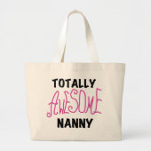 Volledig Geweldige nanny Pink T-shirts en cadeautj Grote Tote Bag (Voorkant)