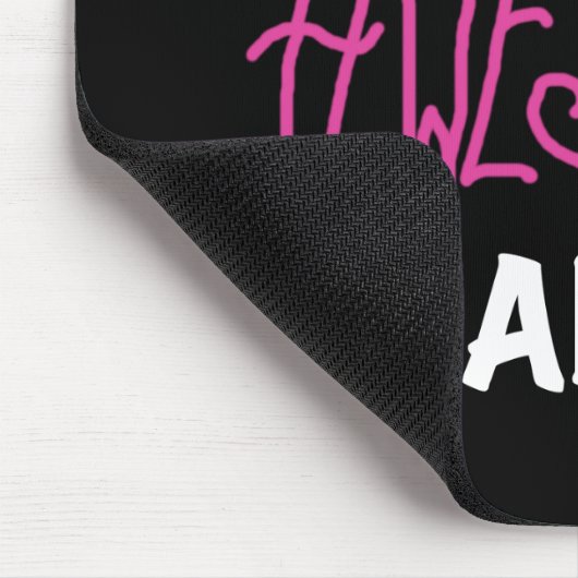 Volledig Geweldige nanny Pink T-shirts en cadeautj Muismat (Hoek)