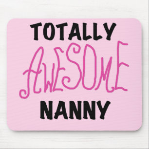 Volledig Geweldige nanny Pink T-shirts en cadeautj Muismat