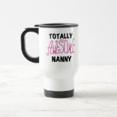 Volledig Geweldige nanny Pink T-shirts en cadeautj Reisbeker (Links)
