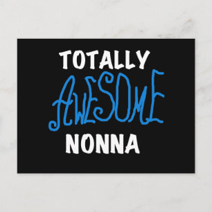 Volledig Geweldige nonna Blue T-shirts en cadeautj Briefkaart