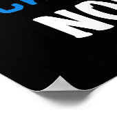 Volledig Geweldige nonna Blue T-shirts en cadeautj Poster (Hoek)