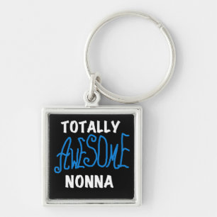Volledig Geweldige nonna Blue T-shirts en cadeautj Sleutelhanger