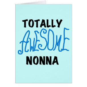 Volledig Geweldige Nonna Blue T-shirts en geschenk