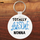 Volledig Geweldige Nonna Blue T-shirts en geschenk Sleutelhanger (Voorkant)