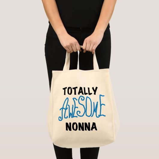 Volledig Geweldige Nonna Blue T-shirts en geschenk Tote Bag (Voorkant (product))