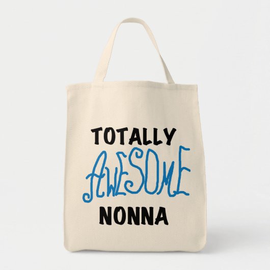 Volledig Geweldige Nonna Blue T-shirts en geschenk Tote Bag (Voorkant)