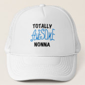 Volledig Geweldige Nonna Blue T-shirts en geschenk Trucker Pet (Voorkant)