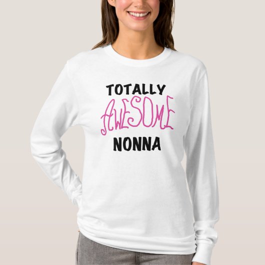 Volledig Geweldige Nonna Pink T-shirts en geschenk (Voorkant)