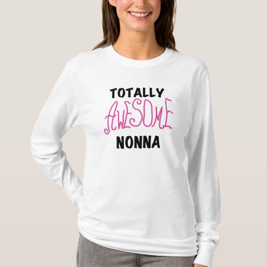 Volledig Geweldige Nonna Pink T-shirts en geschenk (Voorkant)