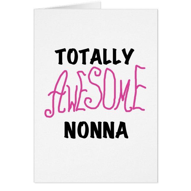 Volledig Geweldige Nonna Pink T-shirts en geschenk (Voorkant)