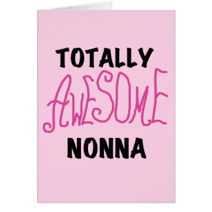 Volledig Geweldige Nonna Pink T-shirts en geschenk