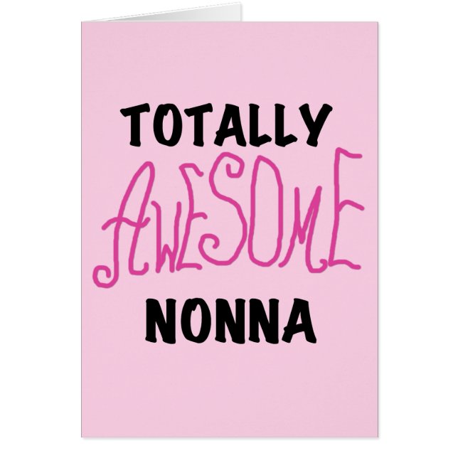 Volledig Geweldige Nonna Pink T-shirts en geschenk (Voorkant)
