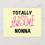 Volledig Geweldige Nonna Pink T-shirts en geschenk Briefkaart (Voorkant)