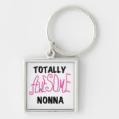 Volledig Geweldige Nonna Pink T-shirts en geschenk Sleutelhanger (Voorkant)