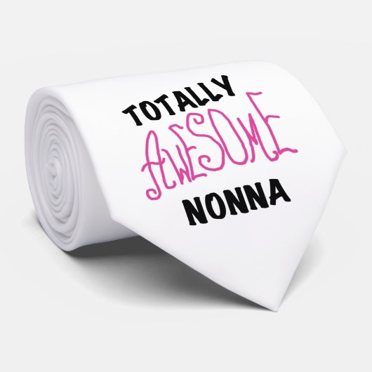 Volledig Geweldige Nonna Pink T-shirts en geschenk Stropdas (Opgerold)