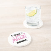 Volledig Geweldige Nonna Pink T-shirts en geschenk Zandsteen Onderzetter (Zijkant)