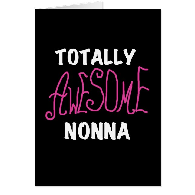 Volledig Geweldige nonna roze T-shirts en cadeautj (Voorkant)
