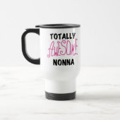 Volledig Geweldige nonna roze T-shirts en cadeautj Reisbeker (Links)
