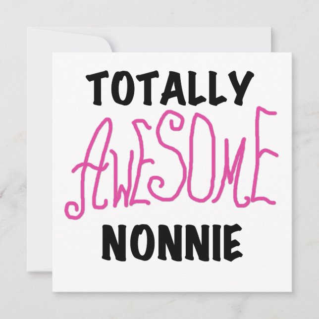 Volledig Geweldige nonnie Pink Tshirts en cadeautj (Voorkant)