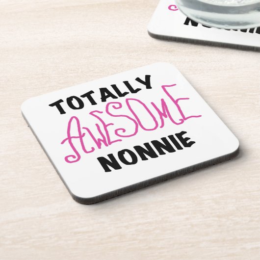 Volledig Geweldige nonnie Pink Tshirts en cadeautj Bier Onderzetter (Linkerzijde)