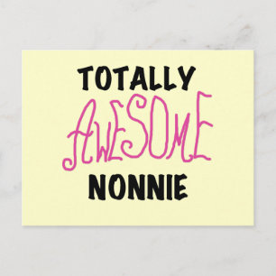 Volledig Geweldige nonnie Pink Tshirts en cadeautj Briefkaart