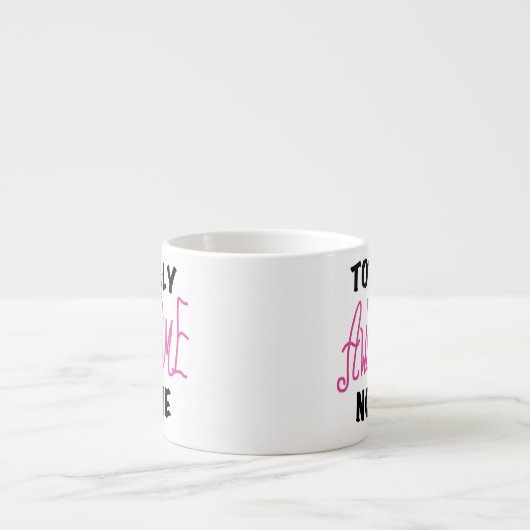 Volledig Geweldige nonnie Pink Tshirts en cadeautj Espresso Kop (Voorkant)