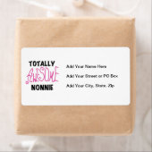 Volledig Geweldige nonnie Pink Tshirts en cadeautj Etiket (Insitu)