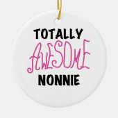Volledig Geweldige nonnie Pink Tshirts en cadeautj Keramisch Ornament (Voorkant)