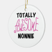 Volledig Geweldige nonnie Pink Tshirts en cadeautj Keramisch Ornament (Links)