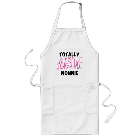 Volledig Geweldige nonnie Pink Tshirts en cadeautj Lang Schort (Voorkant)