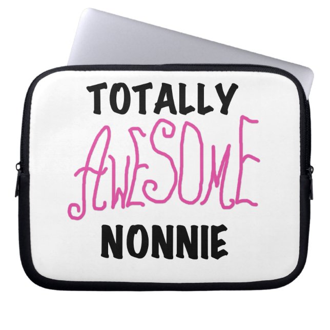 Volledig Geweldige nonnie Pink Tshirts en cadeautj Laptop Sleeve (Voorkant)