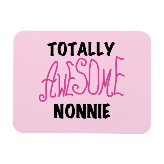 Volledig Geweldige nonnie Pink Tshirts en cadeautj Magneet (Horizontaal)