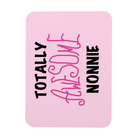 Volledig Geweldige nonnie Pink Tshirts en cadeautj Magneet (Verticaal)