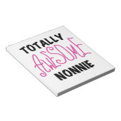 Volledig Geweldige nonnie Pink Tshirts en cadeautj Notitieblok (Schuin)