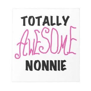 Volledig Geweldige nonnie Pink Tshirts en cadeautj Notitieblok