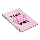 Volledig Geweldige nonnie Pink Tshirts en cadeautj Notitieboek (Rechterzijde)