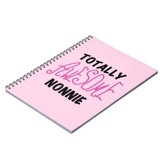 Volledig Geweldige nonnie Pink Tshirts en cadeautj Notitieboek (Linkerzijde)